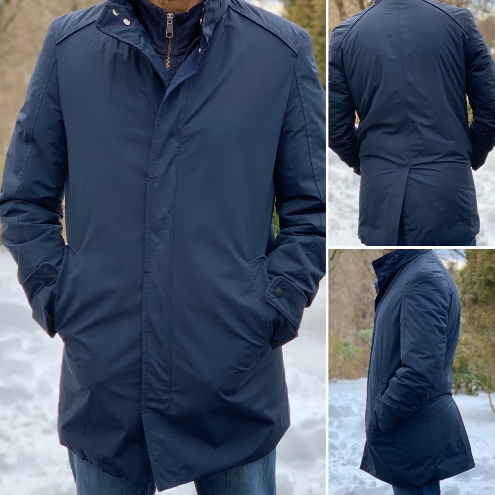Saks Fifth Avenue Black Label Men's Navy Blue Coat